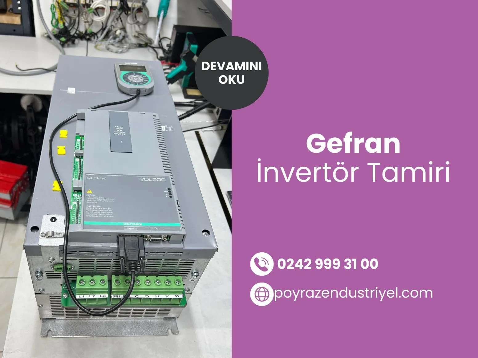 Gefran İnvertör Tamiri